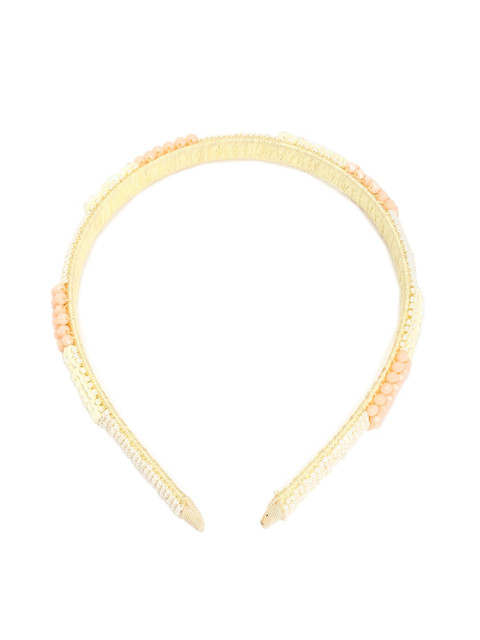

FOREVER 21 Gold-Toned Beaded Hairband