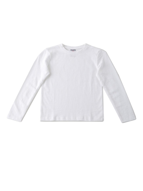 

AUDAZ Boys White Pure Cotton Solid Round Neck Pure Cotton T-shirt