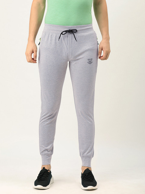 

Sports52 wear Men Grey Solid Slim Fit Joggers