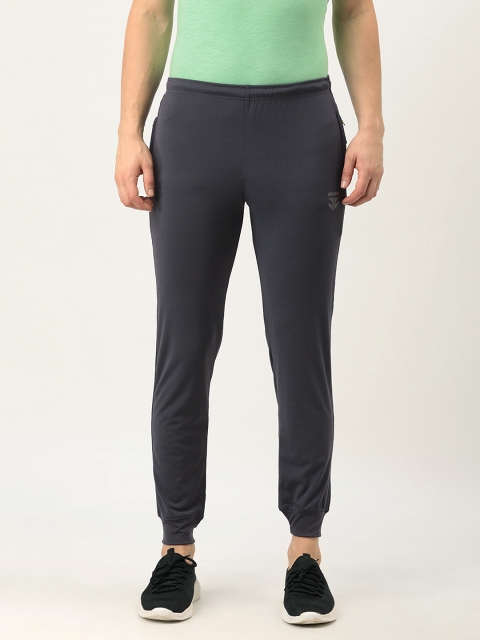 

Sports52 wear Men Charcoal Grey Solid Slim Fit Joggers