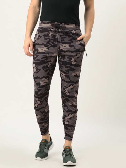 

Sports52 wear Men Grey & Black Camo Print Slim Fit Joggers