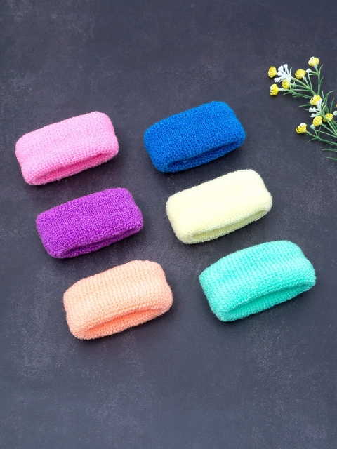 

Golden Peacock Assorted Set of 6 Ponytail Holders