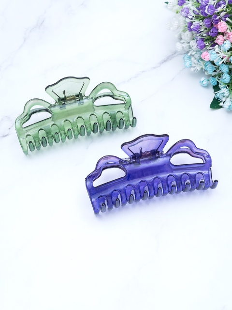 

Golden Peacock Multicoloured Claw Clip, Multi