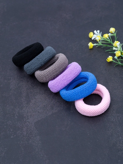 

Golden Peacock Assorted Pack of 6 Ponytail Holders
