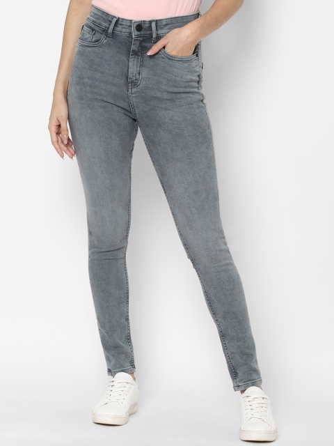 

Allen Solly Woman Grey High-Rise Jeans