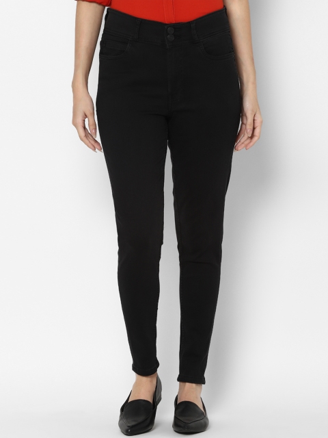 

Allen Solly Woman Women Black Slim Fit High-Rise Jeans