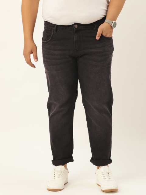 

Sztori Men Plus Size Charcoal Grey Slim Fit Light Fade Stretchable Jeans
