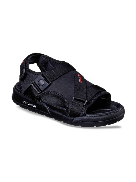 

Duke Men Black Comfort Sandals
