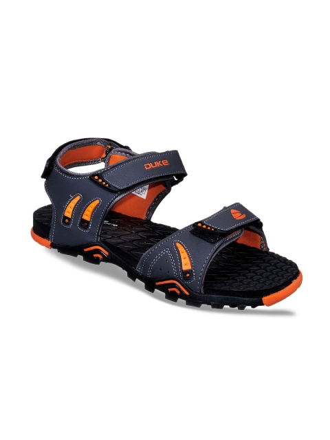 

Duke Men Grey Comfort Sandals