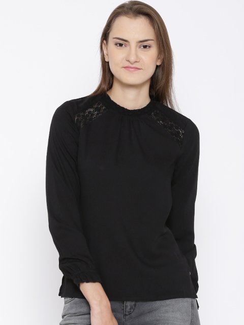 

Vero Moda Black Polyester Top