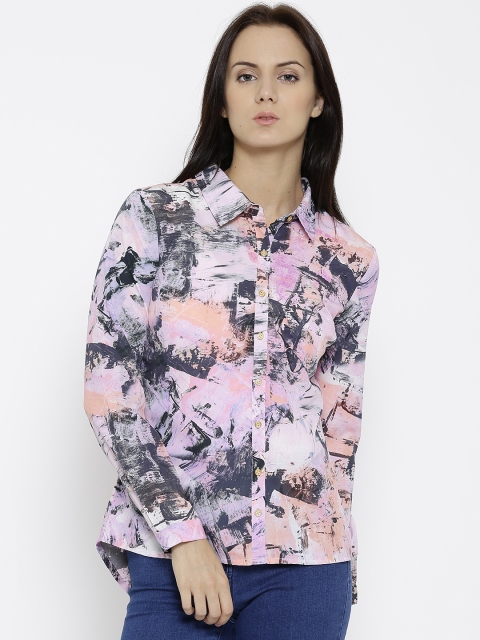 

Vero Moda Multicoloured Printed Polyester Casual Shirt, Multi