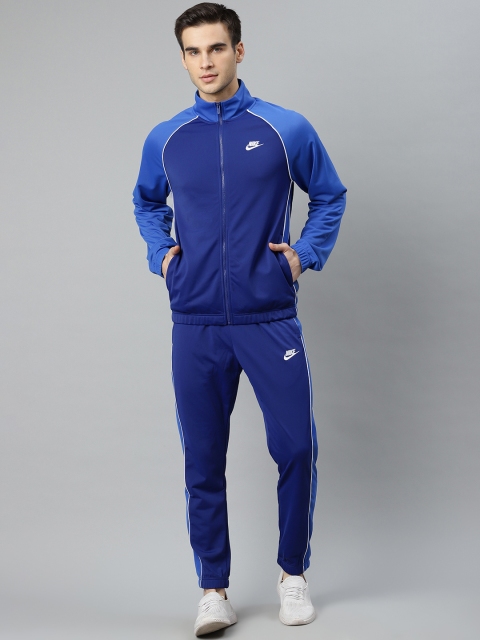 

Nike Men Blue Solid NSW SPE PK Tracksuit