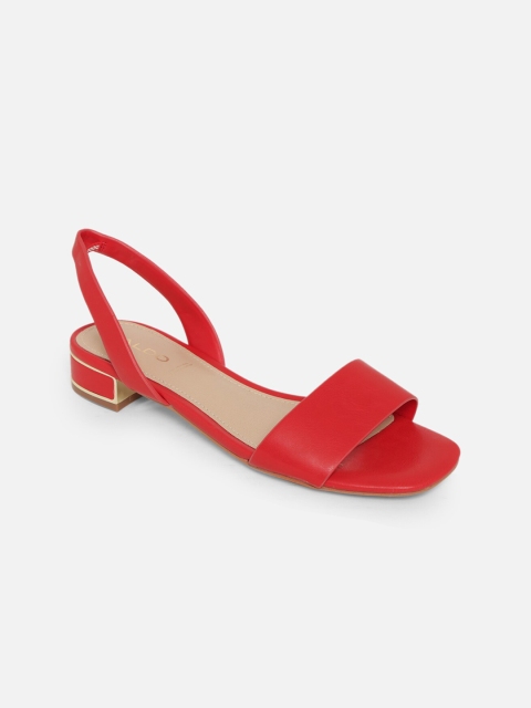 

ALDO Women Red Solid Sandals