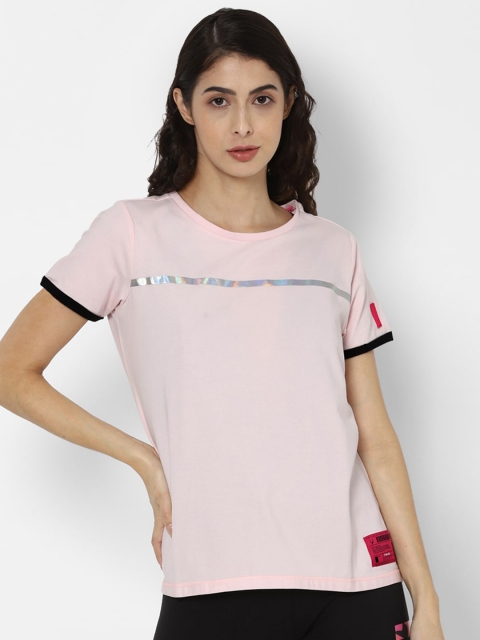

Allen Solly Woman Women Pink Printed Round Neck T-shirt