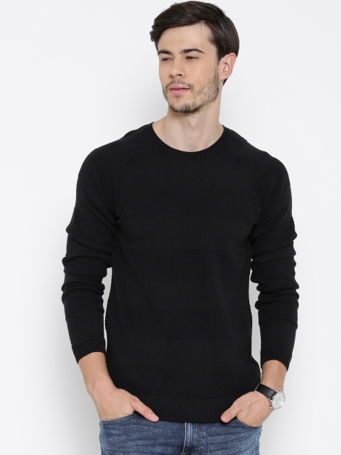 

United Colors of Benetton Black Patterned Sweater