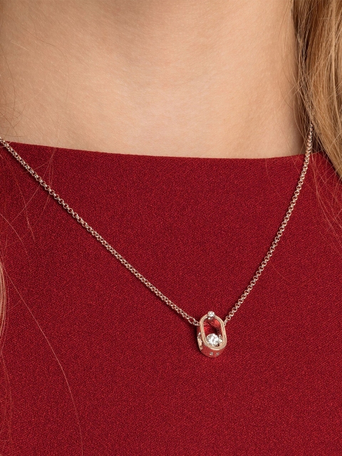 

SWAROVSKI Rose Gold-Plated White Necklace