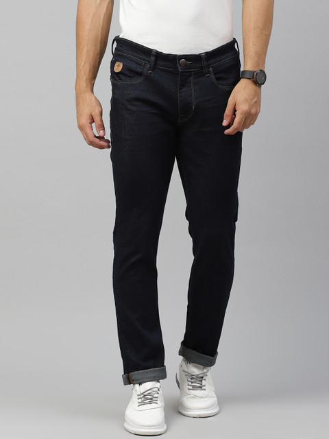 

U S Polo Assn Denim Co Men Navy Blue Slim Fit Stretchable Jeans