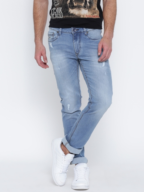 

Flying Machine Blue Washed Jackson Skinny Fit Stretchable Jeans