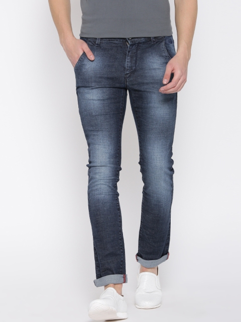 

Flying Machine Blue Washed Michael Slim Tapered Fit Stretchable Jeans