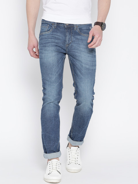 

Flying Machine Blue Michael Slim Tapered Fit Stretchable Jeans