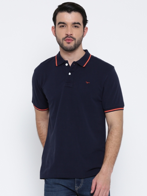 

Flying Machine Navy Polo T-shirt, Navy blue