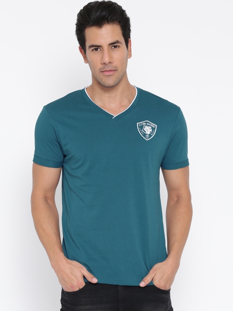 

Flying Machine Teal Blue T-shirt