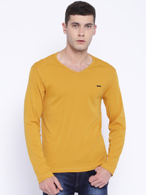 

Flying Machine Mustard Yellow T-shirt