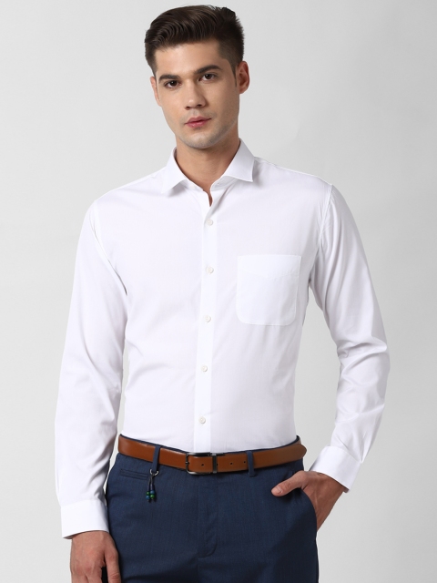 

Peter England Men White Slim Fit Formal Shirt