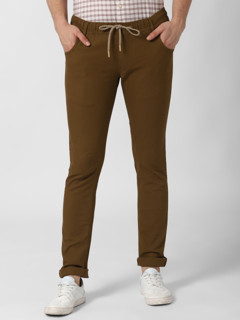 

Peter England Casuals Men Khaki Skinny Fit Chinos Trousers
