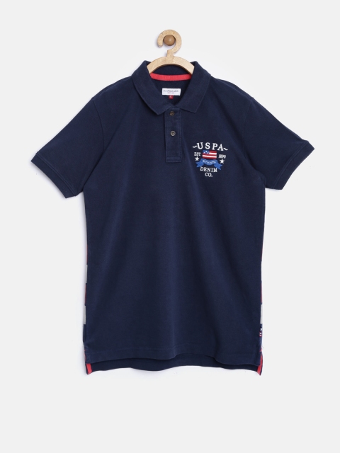 

U.S. Polo Assn. Kids Boys Navy Polo T-shirt, Navy blue