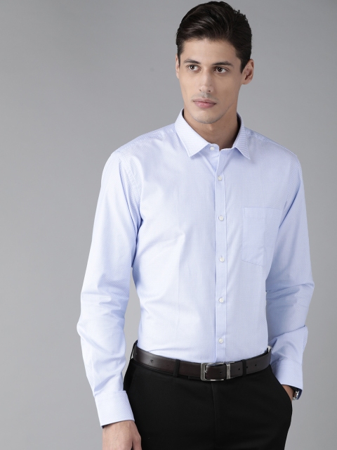 

Park Avenue Men Blue Pure Cotton Slim Fit Formal Shirt