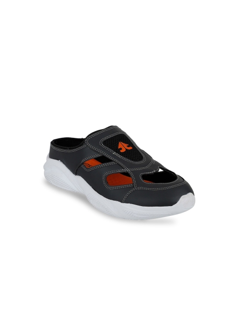 

OFF LIMITS Men Grey & Orange Shoe-Style Sandals