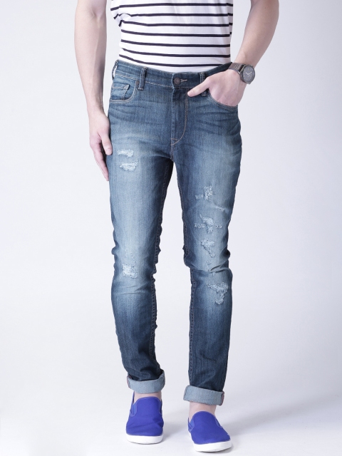 

Moda Rapido Blue Washed Skinny Fit Stretchable Jeans