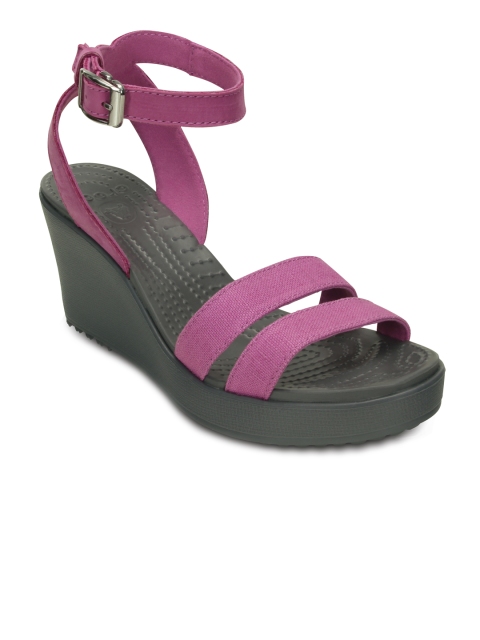 

Crocs Women Purple Wedges