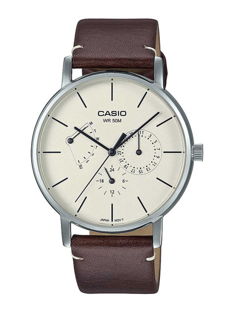 

CASIO Men Off-White Analogue Watch