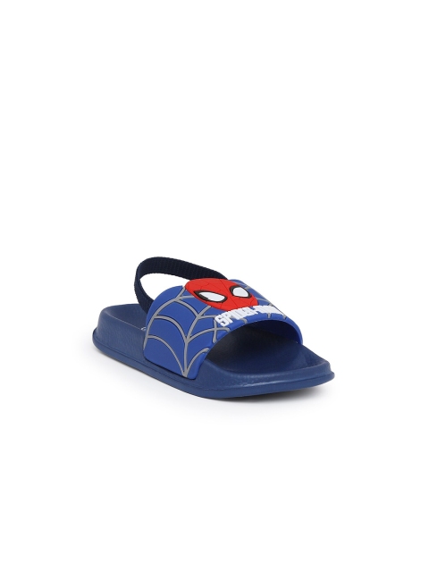 

Pantaloons Junior Boys Blue Spiderman Printed Sliders