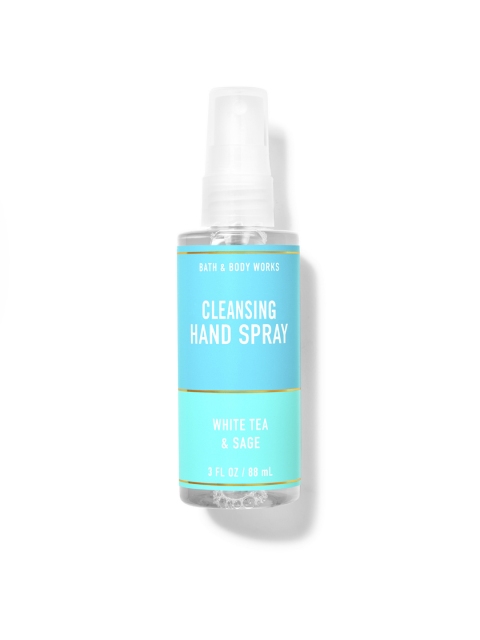 

Bath & Body Works White Tea & Sage Cleansing Hand Spray 88 ml, Blue
