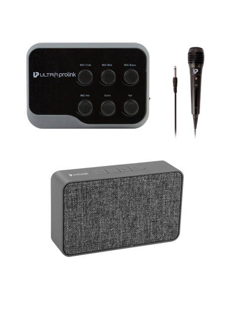 

UltraProlink UM1002 Sing Along Universal Karaoke Mic & Bluetooth Receiver with Echo, Black