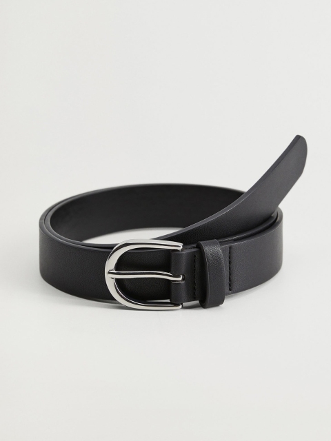 

MANGO Women Black Solid Belt