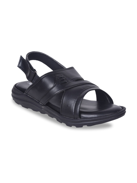

Ajanta Men Black Comfort Sandals