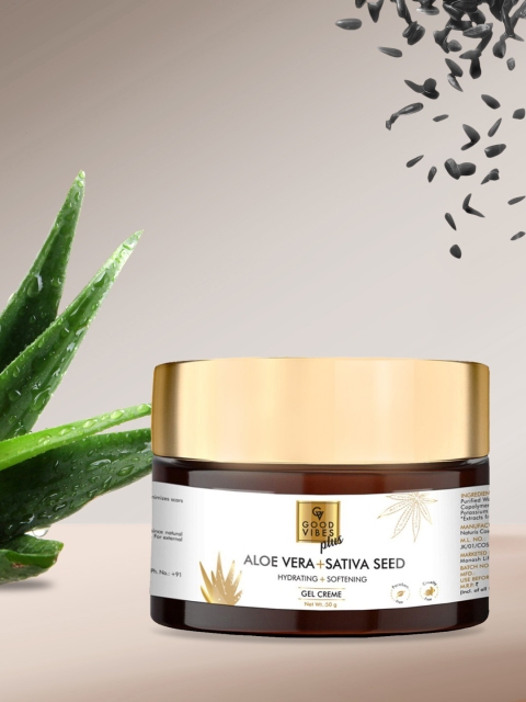 

Good Vibes Unisex Aloe Vera Sativa Seed 50 g, Transparent