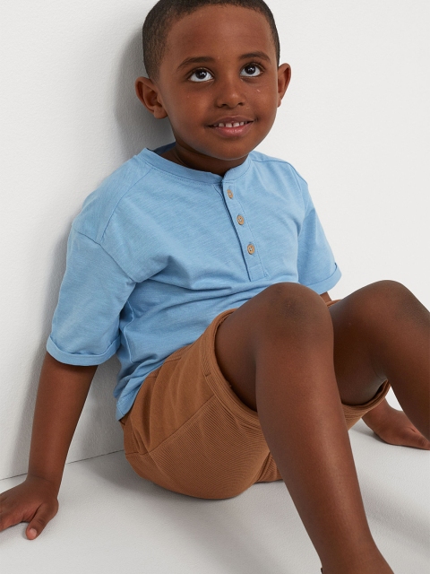 

H&M Boys Blue & Brown 2-Piece Cotton Set