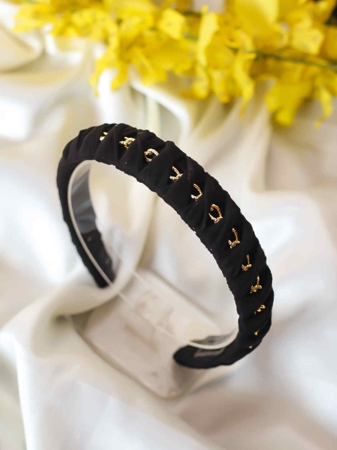 

Bellofox Black Mini Links Embellished Hairband