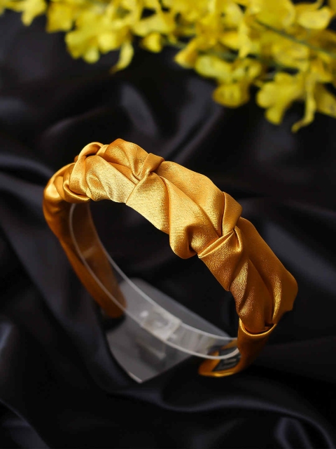

Bellofox Mustard Satin Crinkles Hairband