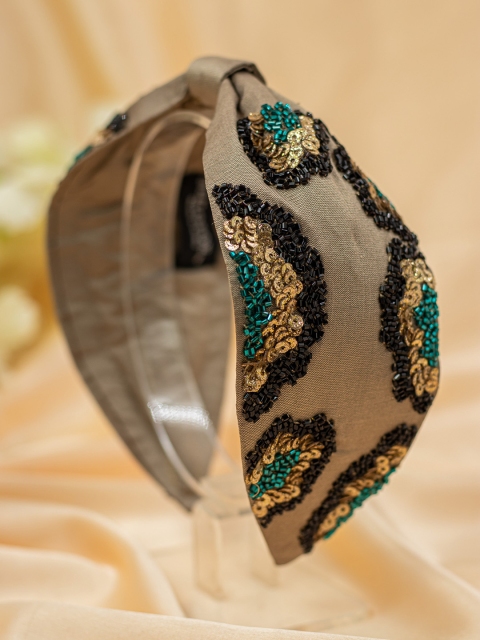 

Bellofox Copper-Toned Embellished Hairband