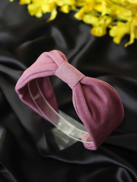 

Bellofox Purple Solid Knot Hairband