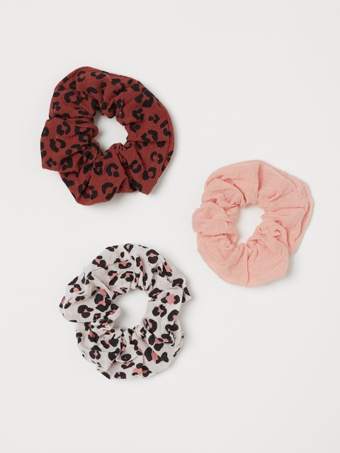 

H&M Girls Multicoloured 3-Pack Large Scrunchies, Multi