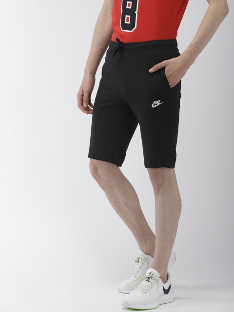 

Nike Men Black Solid Regular Fit NSW SHORT JSY CLUB Shorts