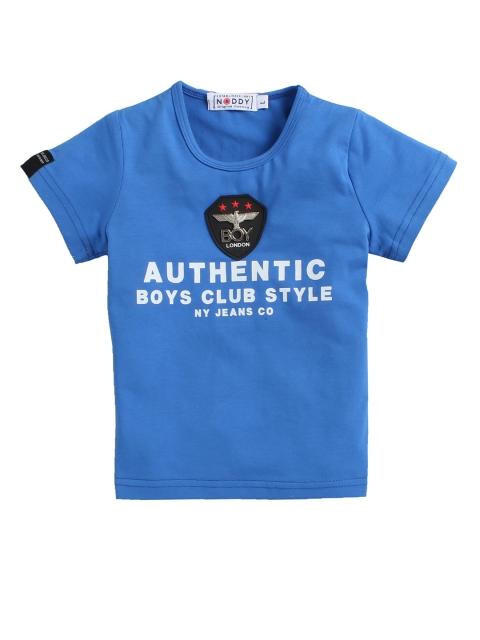 

Noddy Boys Blue Printed Round Neck T-shirt