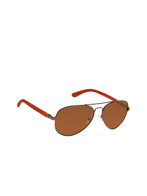 

David Blake Brown & Brown Polarised & UV Protected Aviator Sunglasses SPP_SGDB1425